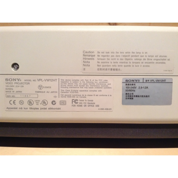 Sony VPL-VW12HT